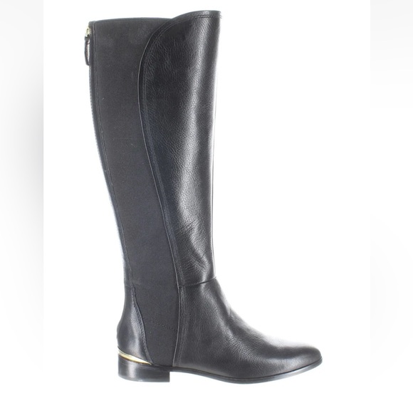 Louise et Cie black leather knee boots sz 6.5 $170 - Picture 2 of 4
